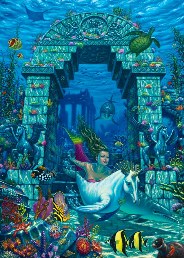 Puzzle Alipson Corrida Sob o Mar de 1000 Peças