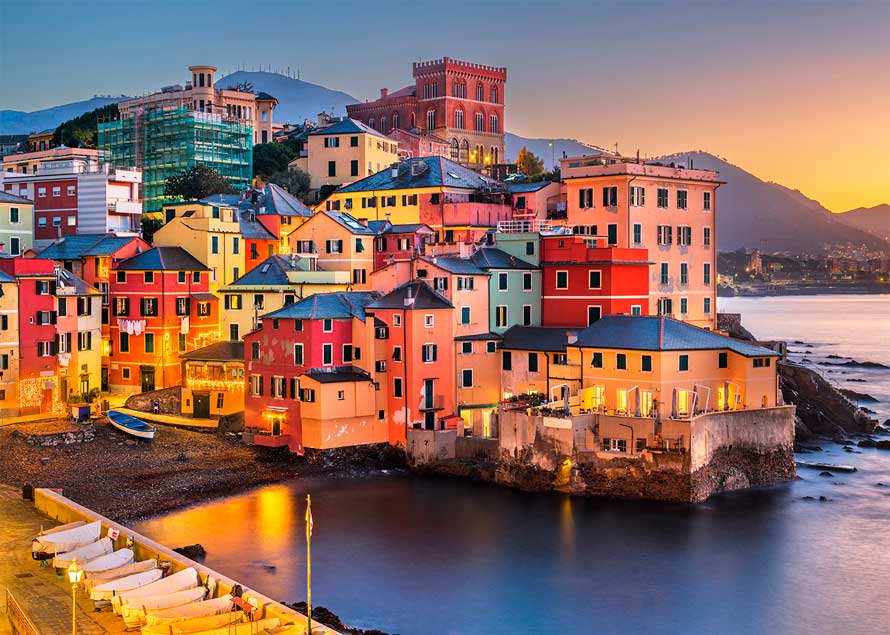 Puzzle Alipson Génova, Italia de 1000 Peças