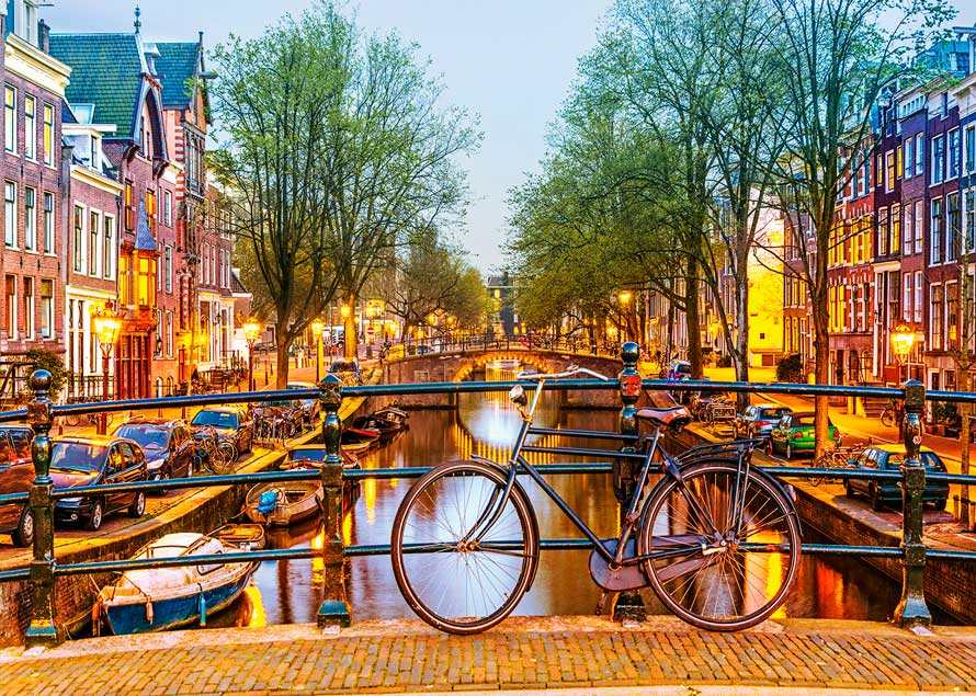 Puzzle Alipson Ámsterdam de 1000 Peças