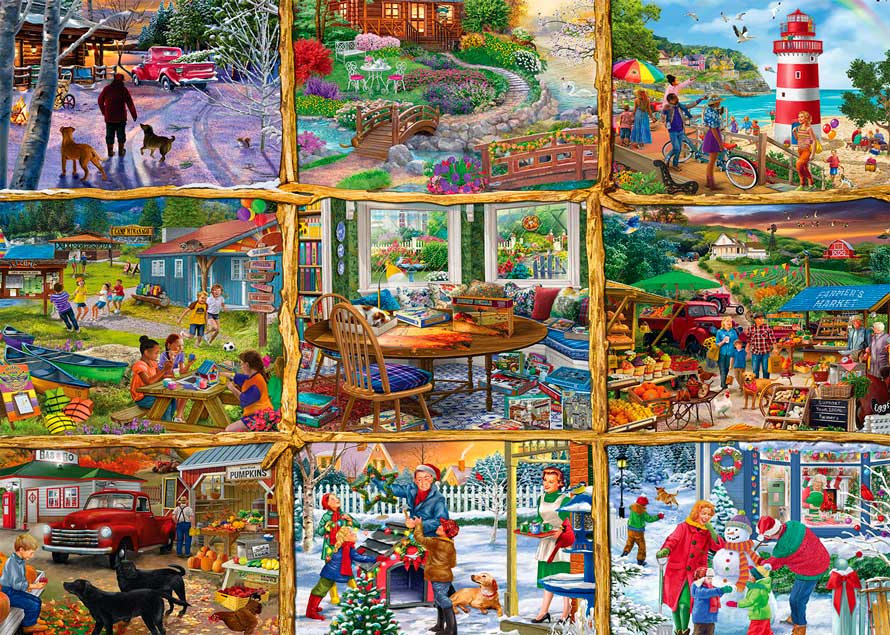 Puzzle Alipson Para todas as Estações de 1000 Peças