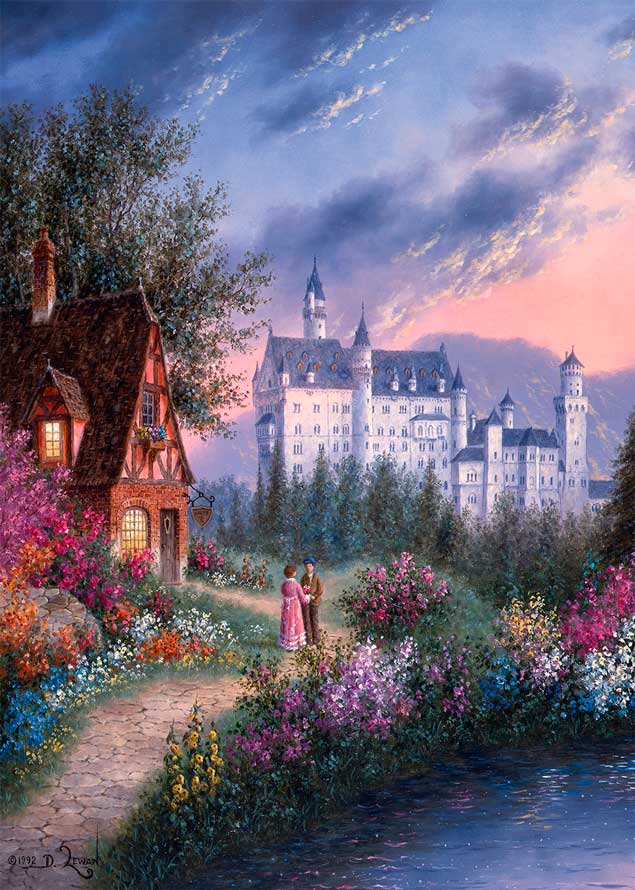 Puzzle Alipson Castelo da Baviera de 500 Peças