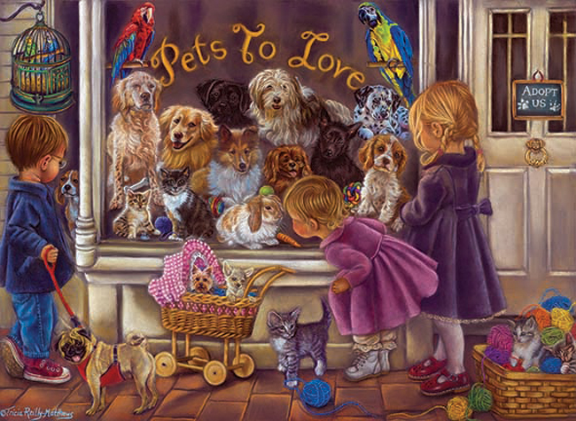Puzzle Anatolian Amor por Animais 1000 Peças