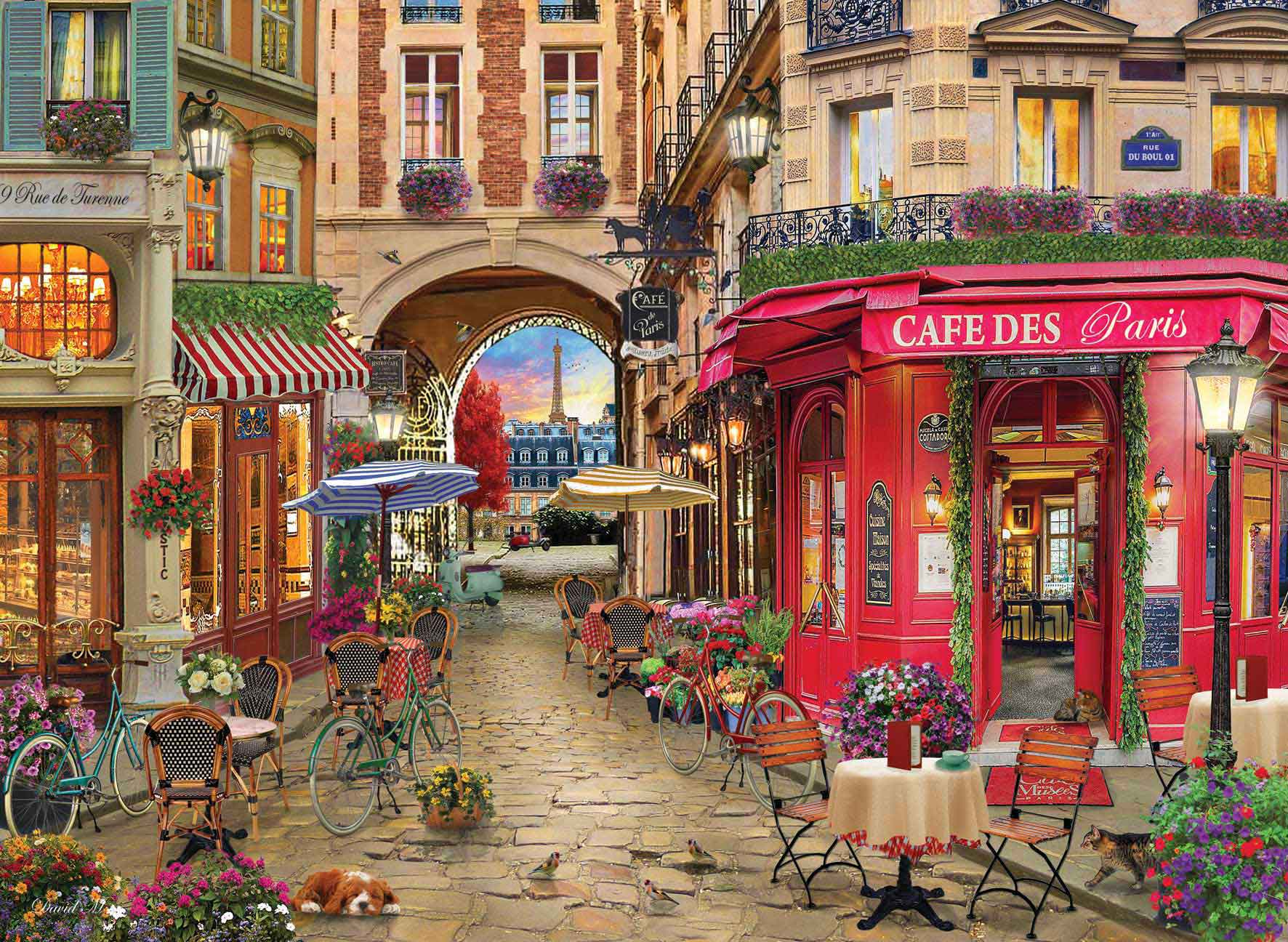 Puzzle Anatolian Café de Paris de 1000 Peças