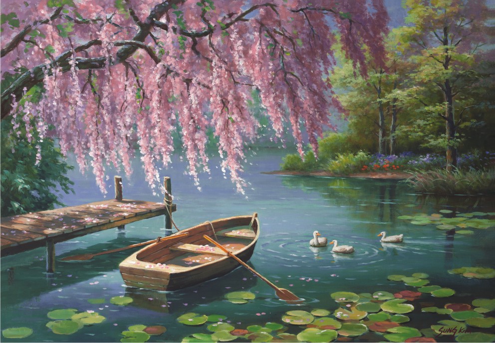 Puzzle Anatolian O Lago na Primavera 500 Peças