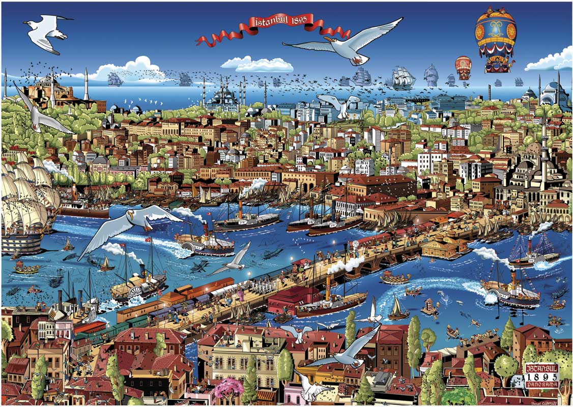 Puzzle Anatolian Istambul em 1895 de 3000 peças