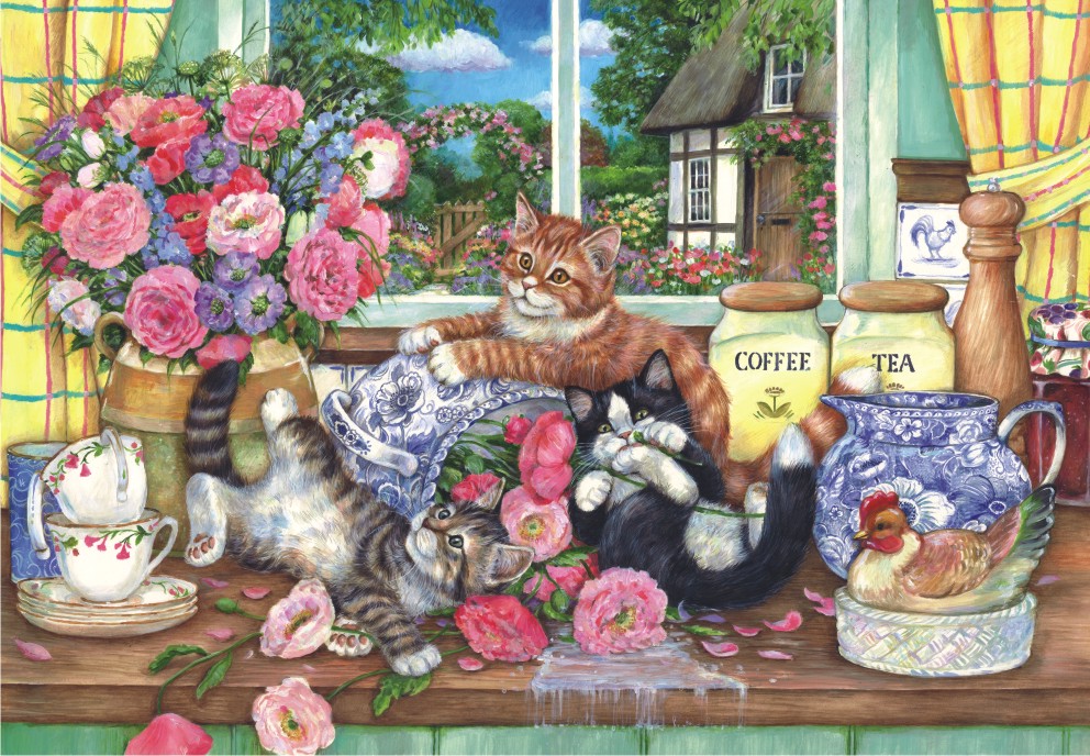 Puzzle Anatolian Gatinhos Travessos 500 Peças