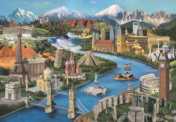 Puzzle Anatolian Monumentos do Mundo 2000 Peças