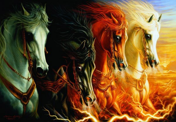 Puzzle Anatolian Os Quatro Cavalos do Apocalipse 2000 P