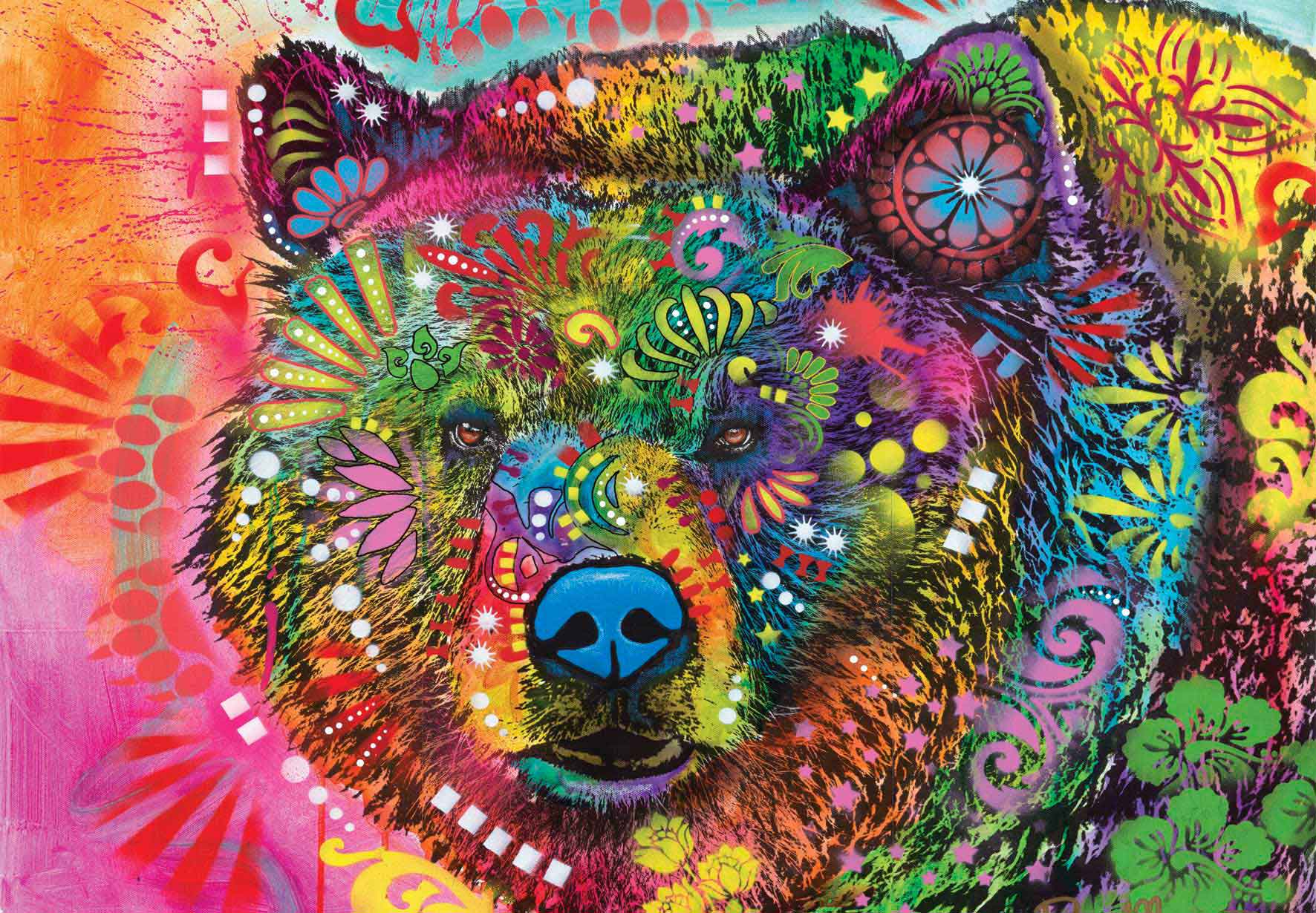 Puzzle Anatolian Urso Colorido de 500 peças