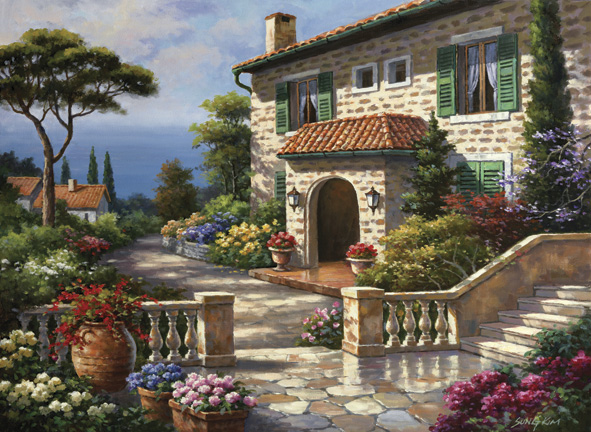 Puzzle Anatolian Villa de la Fontana 1000 peças