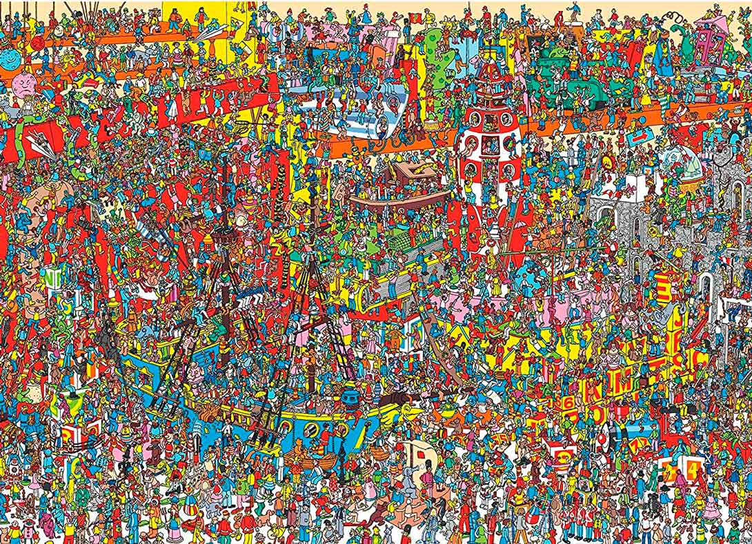 Puzzle Aquarius Onde Está Waldo de 3000 peças