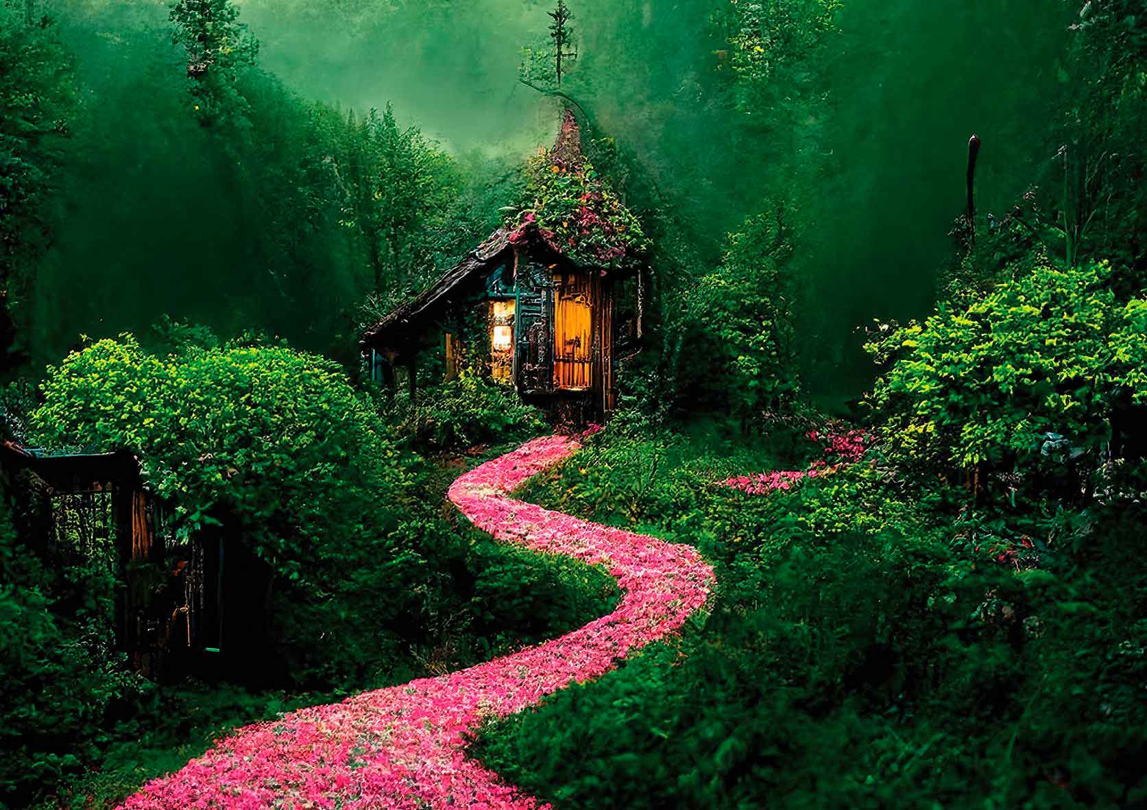 Puzzle Art Puzzle Floresta Profunda de 1000 peças