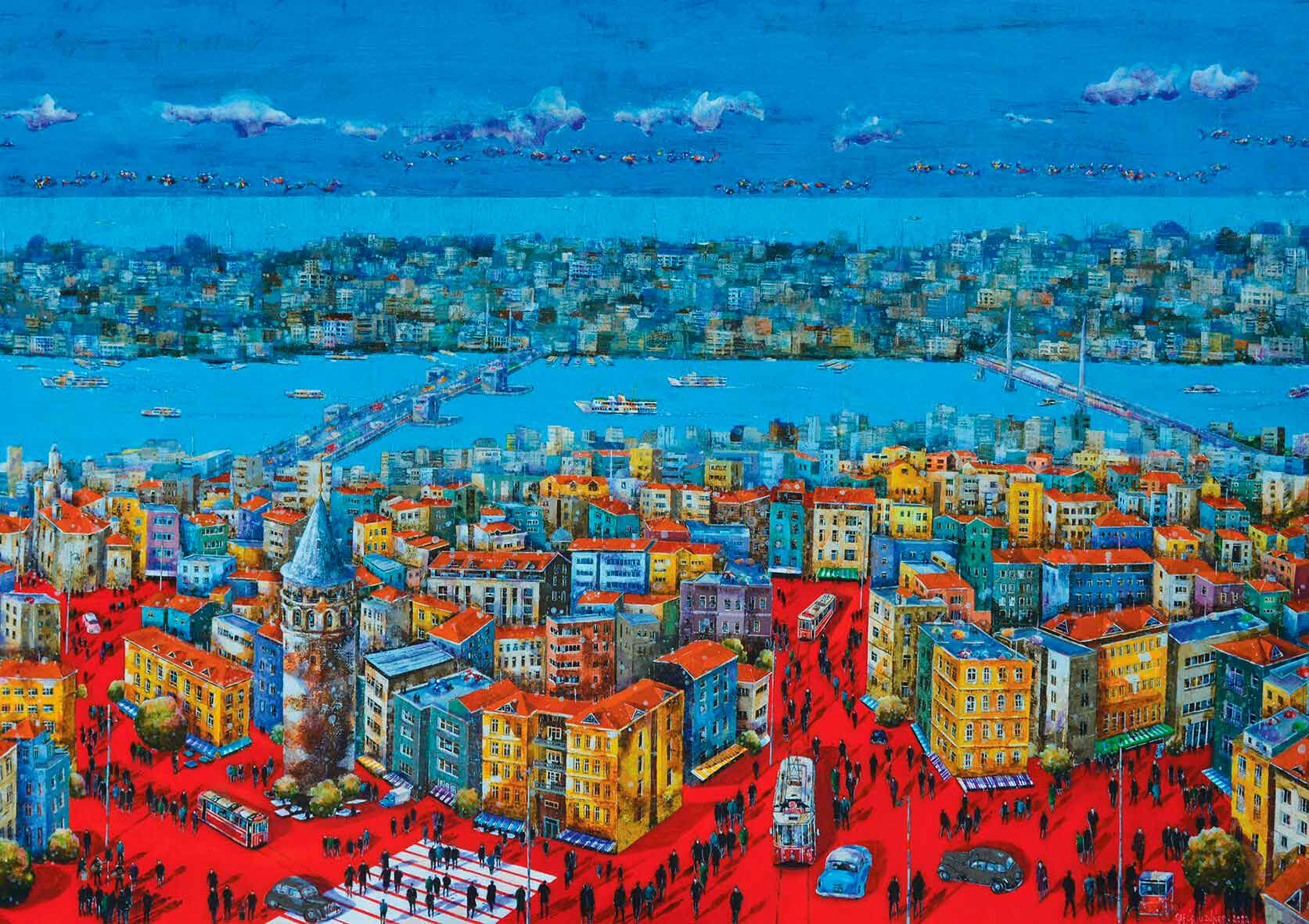 Puzzle Art Puzzle Conto de Fadas de Istambul de 1000 peças