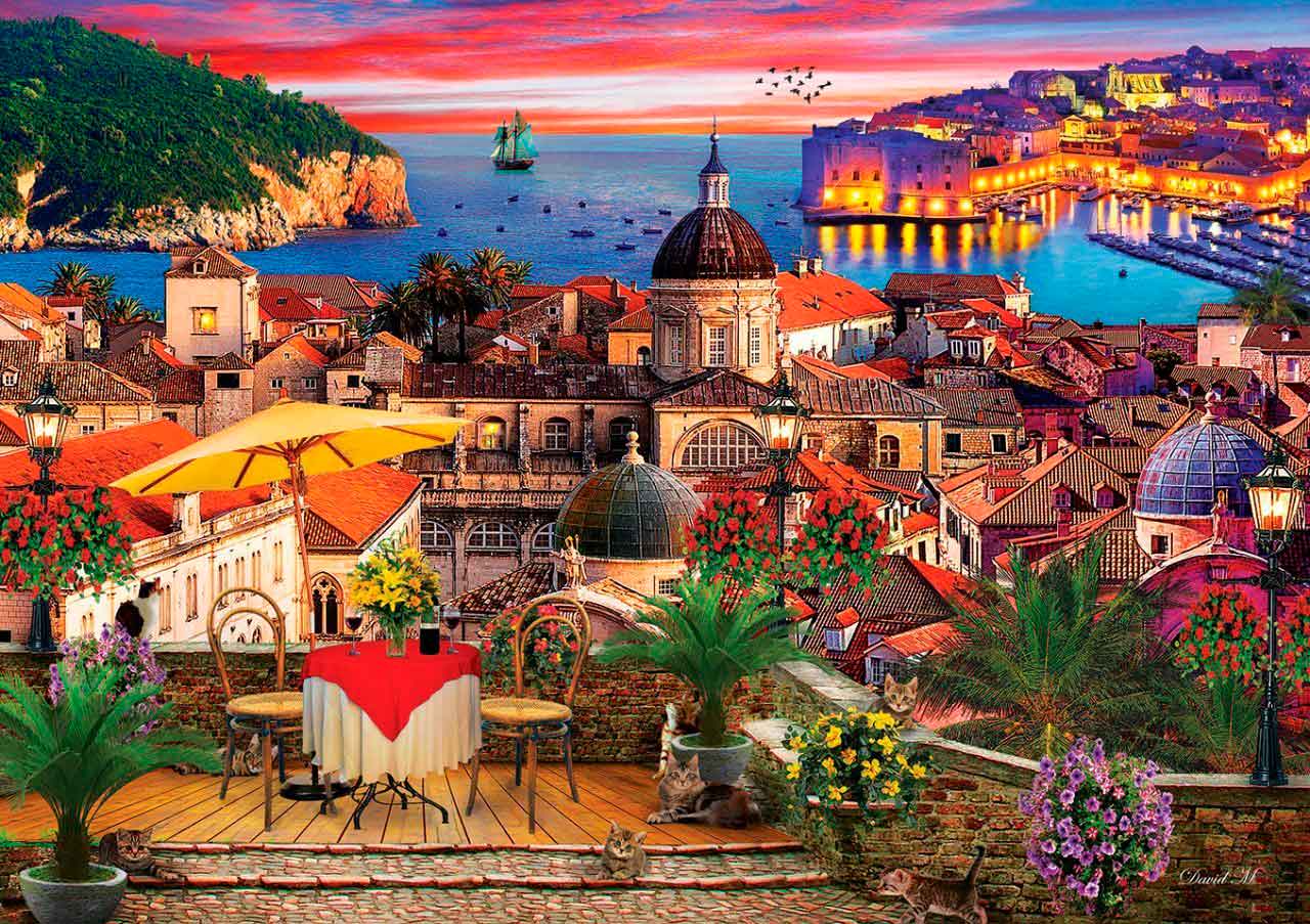 Puzzle Art Puzzle Dubrovnik de 1000 peças