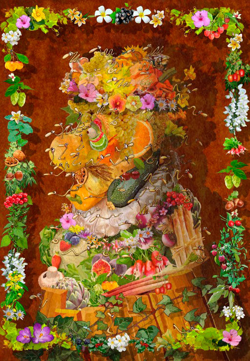 Puzzle Bluebird Arcimboldo de Ruyer de 1000 Peças