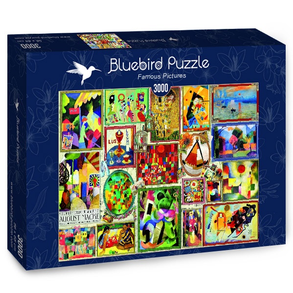 Comprar Puzzle Bluebird Pinturas Famosas 3000 peças - Bluebird-70475