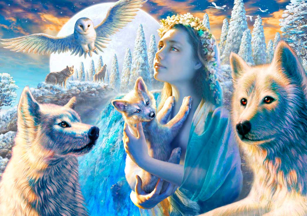 Puzzle Bluebird Spirit of the Mountain 1000 peças