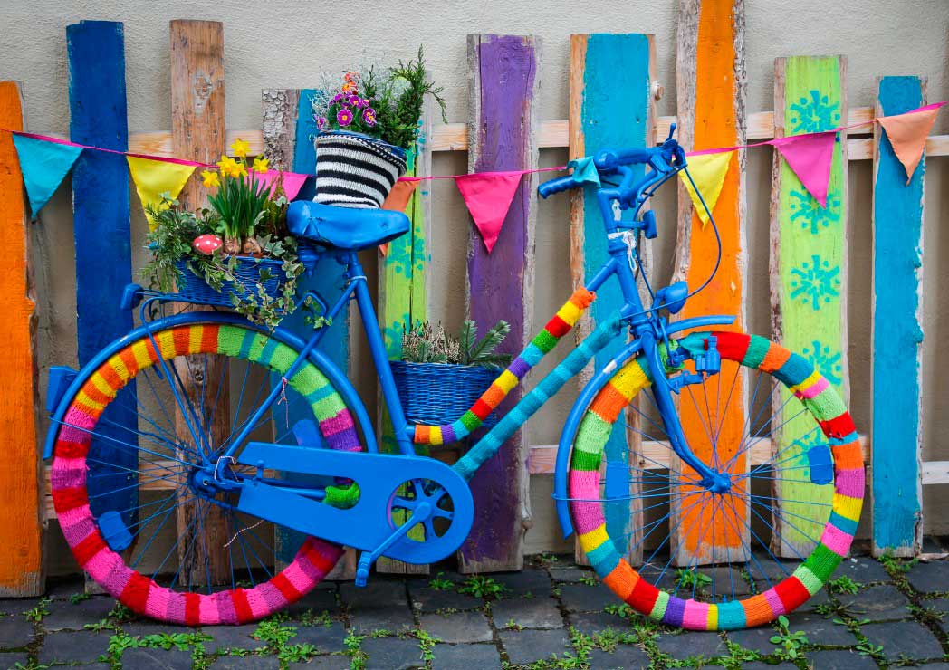 Puzzle Bluebird Minha preciosa bicicleta colorida 1000 pe