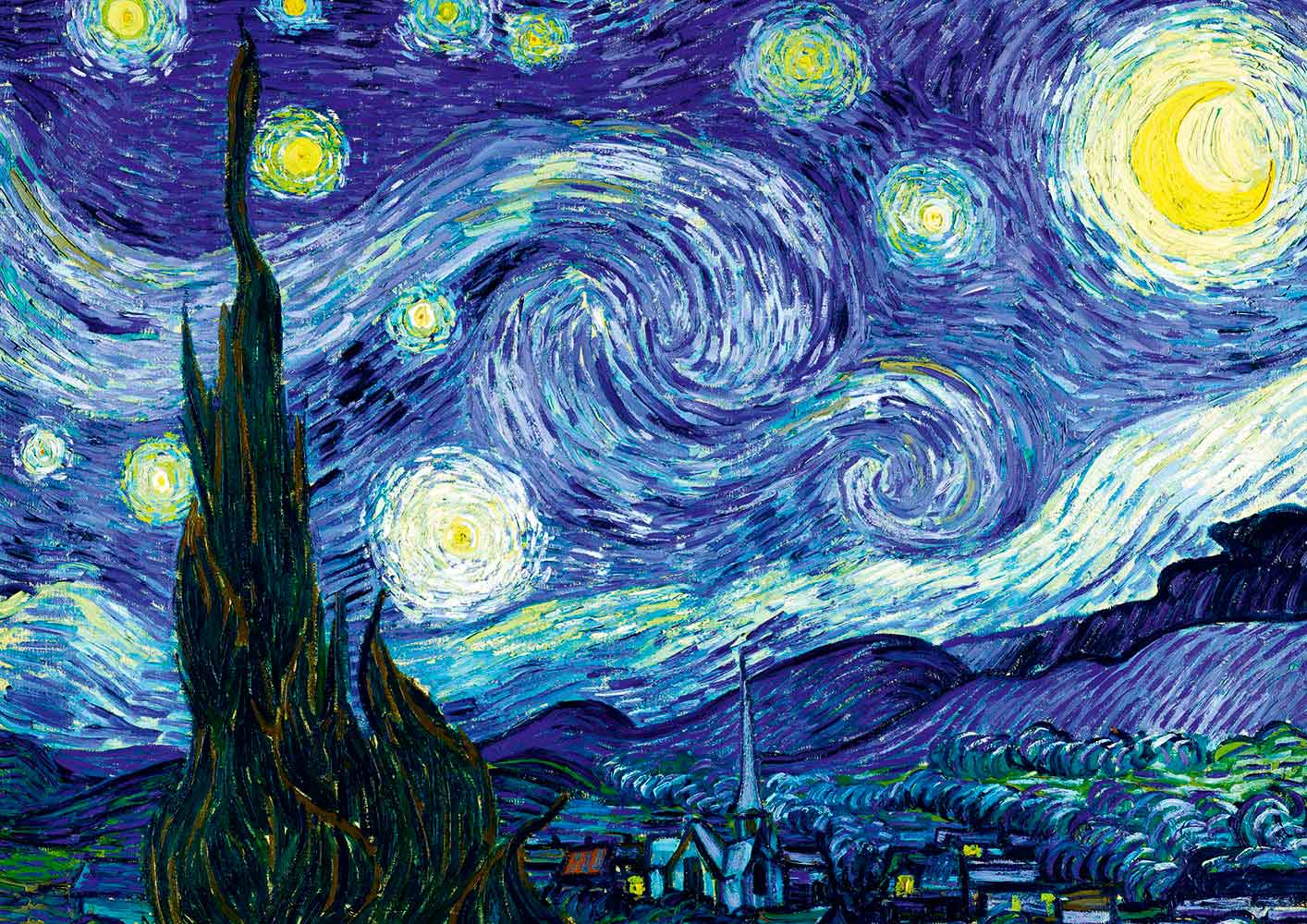 Puzzle Bluebird A Noite Estrelada 2000 Peças