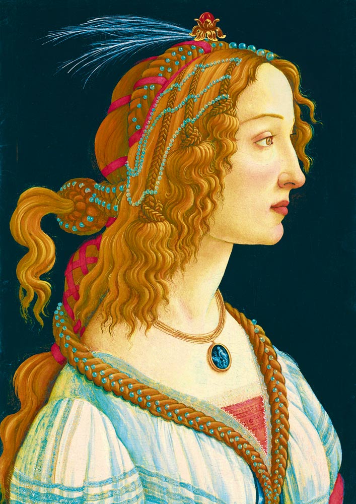 Puzzle Bluebird Retrato idealizado de uma senhora 1000 pe