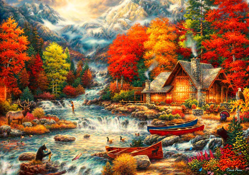 Puzzle Bluebird Tesouros ao Ar Livre de 1000 Peças