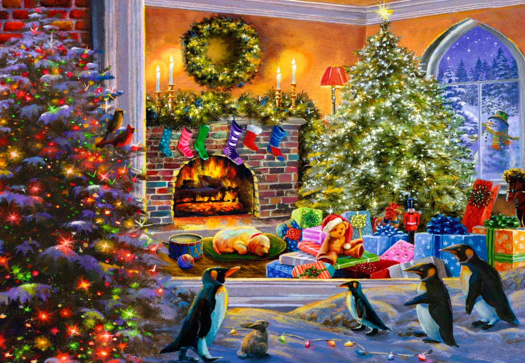 Puzzle Bluebird Uma Visão Mágica para o Natal de 1000 Peças