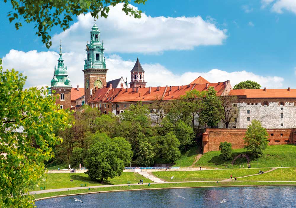 Puzzle Castorland Castelo Real de Wawel, Polônia de 500 peças