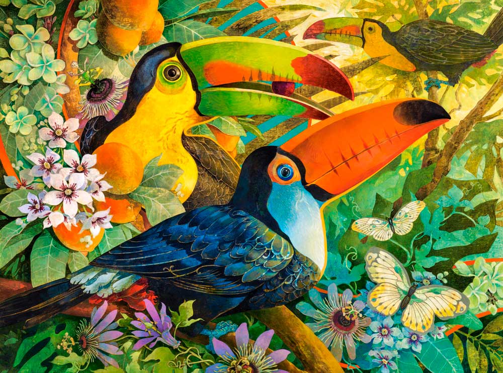 Puzzle Castorland Tucanos Descansando 3000 Peças