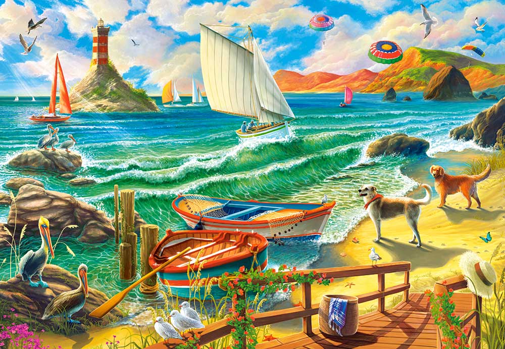 Puzzle Castorland Fim de Semana à Beira-mar de 1000 Peças
