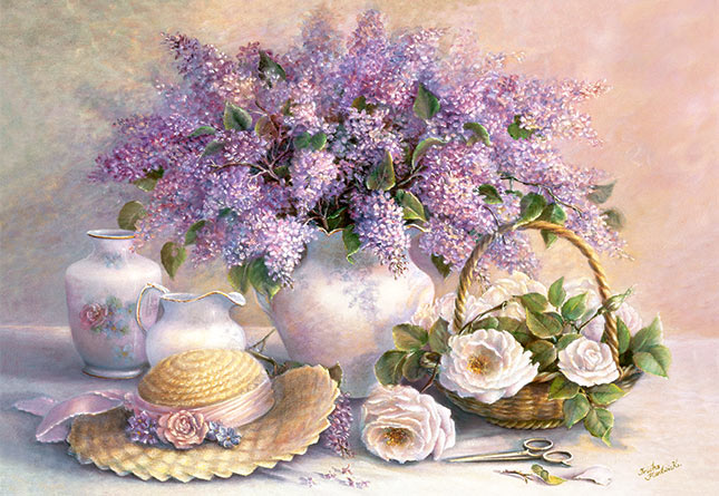 Puzzle Castorland Flores do Dia 1000 Peças