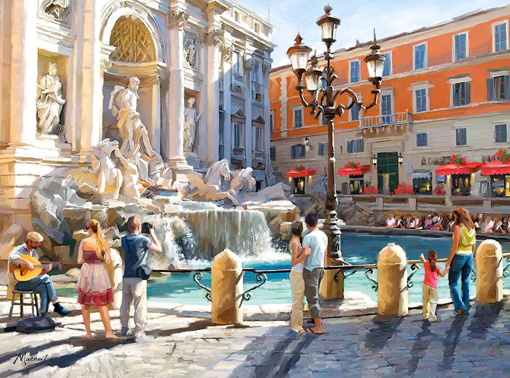 Puzzle Castorland Fontana di Trevi 3.000 peças