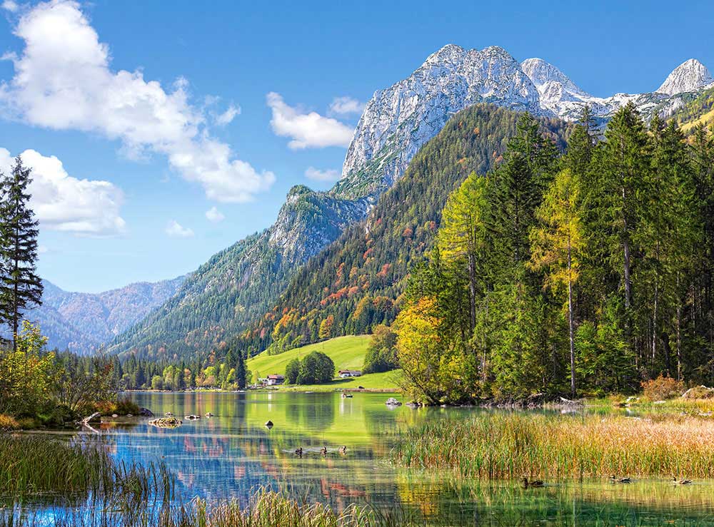 Puzzle Castorland Refúgio de Montanha nos Alpes 2000 Peças