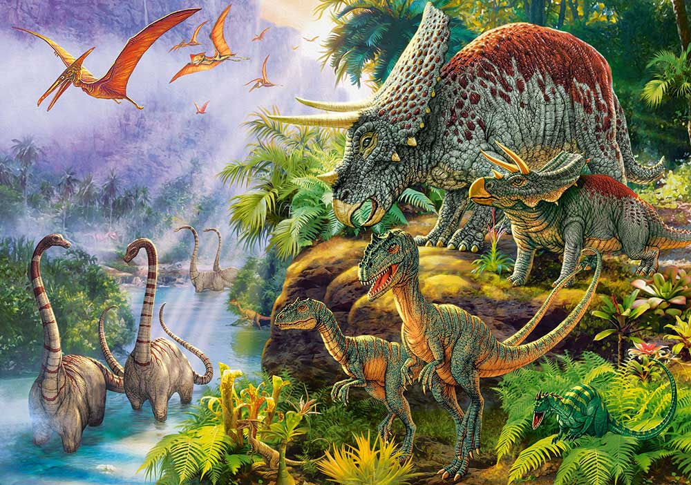Puzzle Castorland Vale dos Dinossauros 500 peças