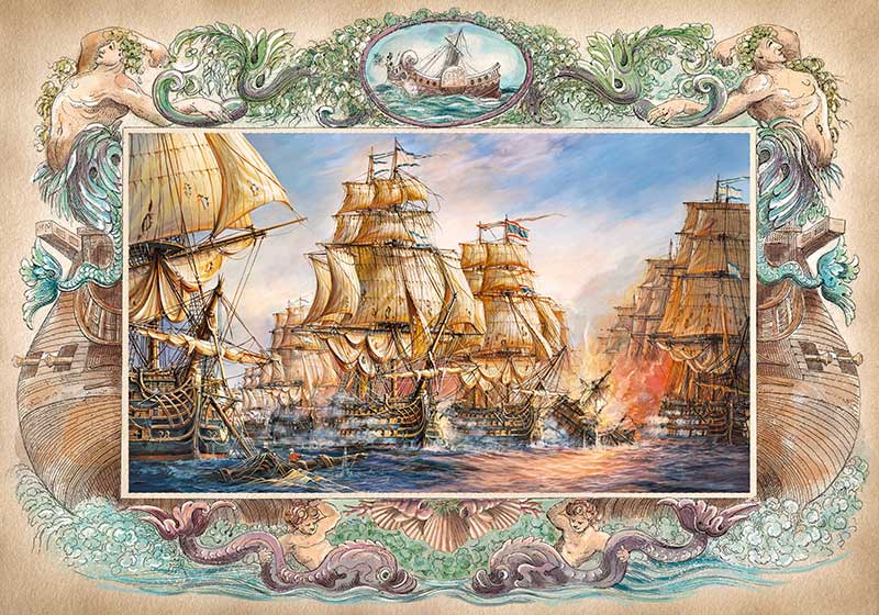 Puzzle Cherry Pazzi Batalha Naval de 2.000 peças