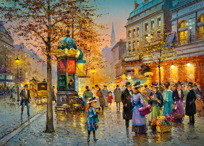 Puzzle Cherry Pazzi Paris Boulevard 1000 peças