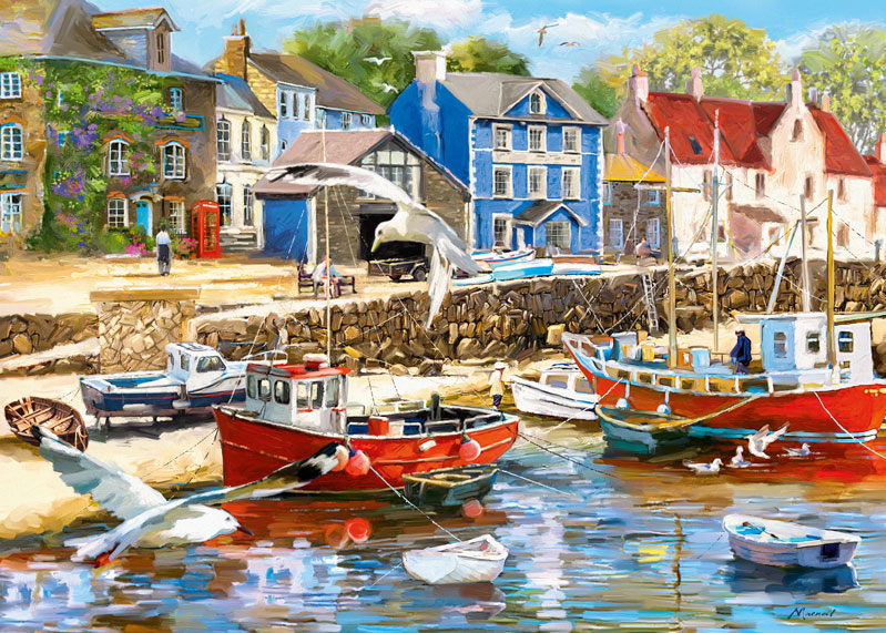 Puzzle Cherry Pazzi Coastal Town 1000 peças