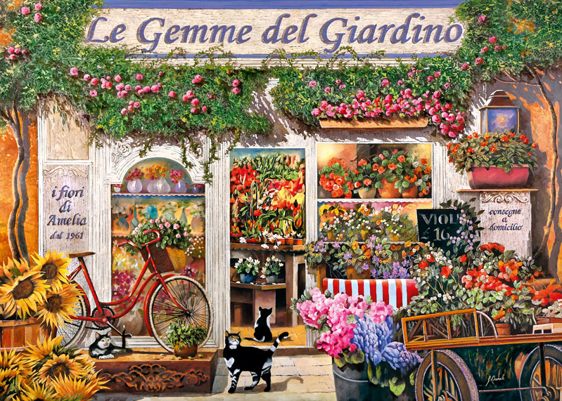 Puzzle Cherry Pazzi The Garden Gems 1000 peças