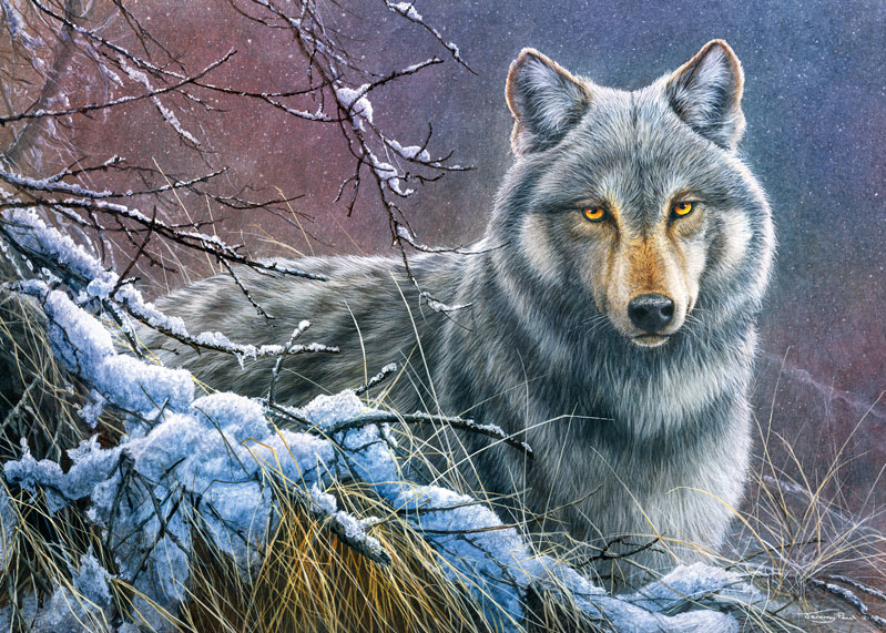 Puzzle Cherry Pazzi Lobo Cinzento 1000 Peças