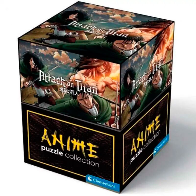 Puzzle Clementoni Anime Cube Attack on Titan de 500 Pçs