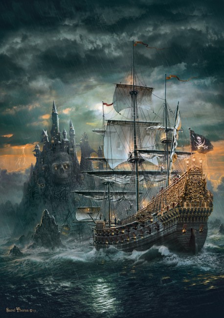 Puzzle Clementoni Navio Pirata 1500 Peças
