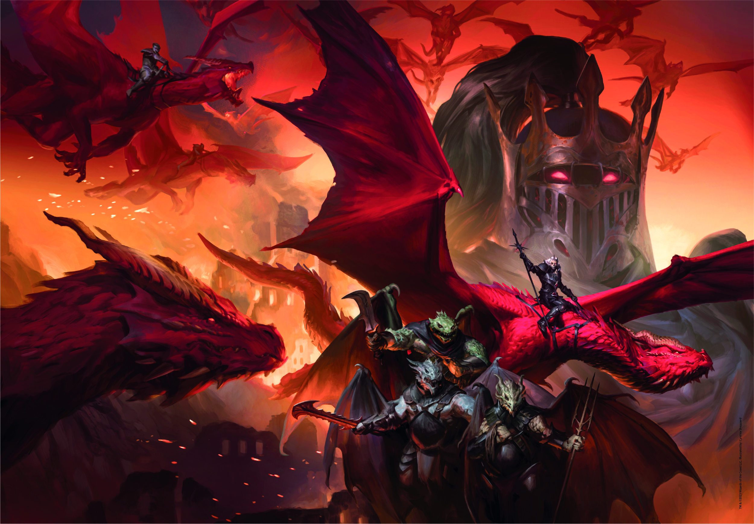Puzzle Clementoni Dungeons and Dragons de 1000 Peças