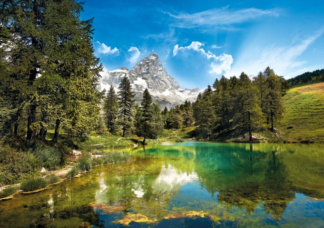 Puzzle Clementoni O Lago Azul 1500 Peças