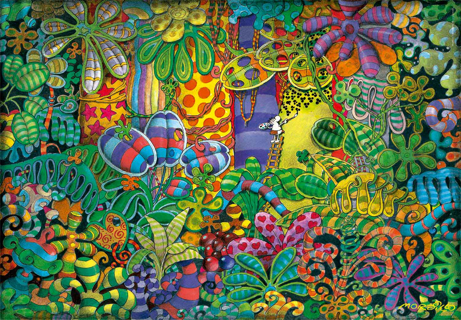 Puzzle Clementoni O Pintor de 1500 Peças