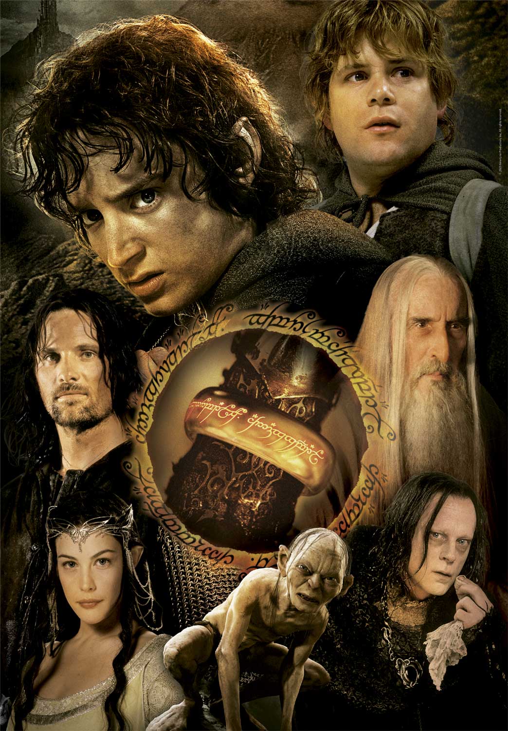 Puzzle Clementoni The Lord of the Rings Anel de Poder 1000Pç