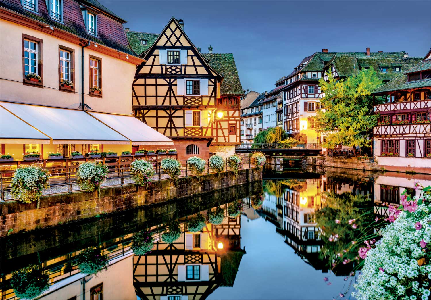 Puzzle Clementoni Cidade Velha de Estrasburgo de 500 Peças