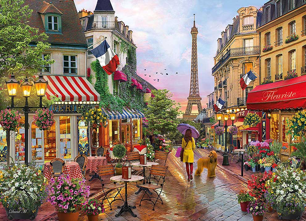 Puzzle Clementoni Flores em Paris 1000 Peças