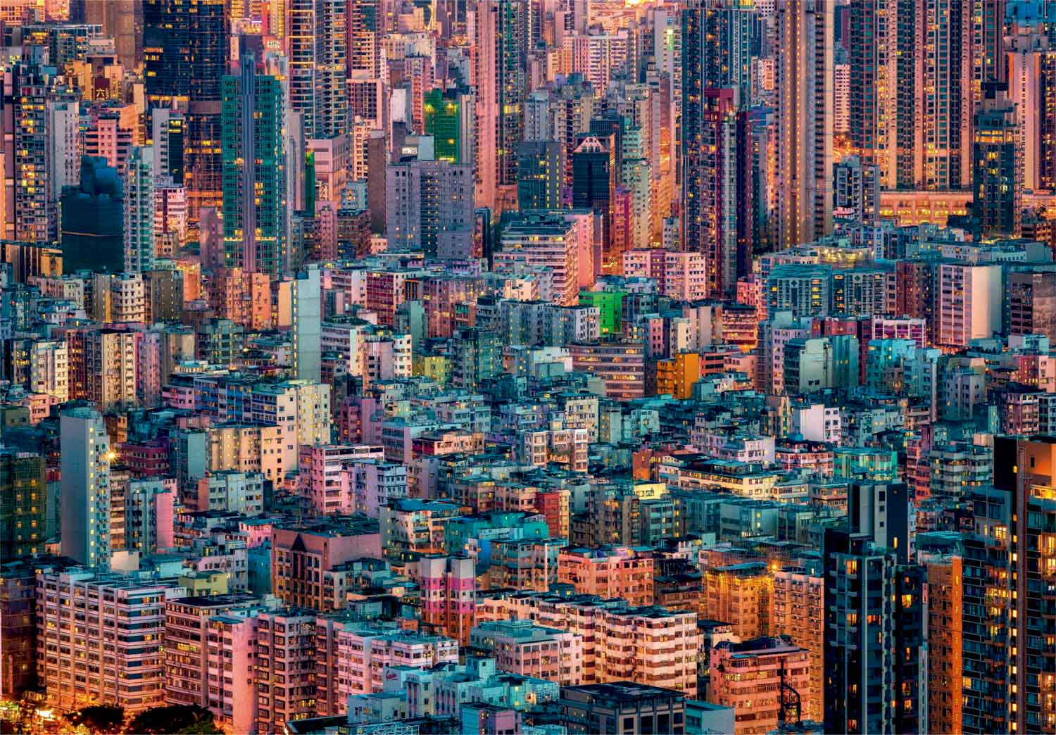 Puzzle Clementoni La Colmeia, Hong Kong de 1500 Peças