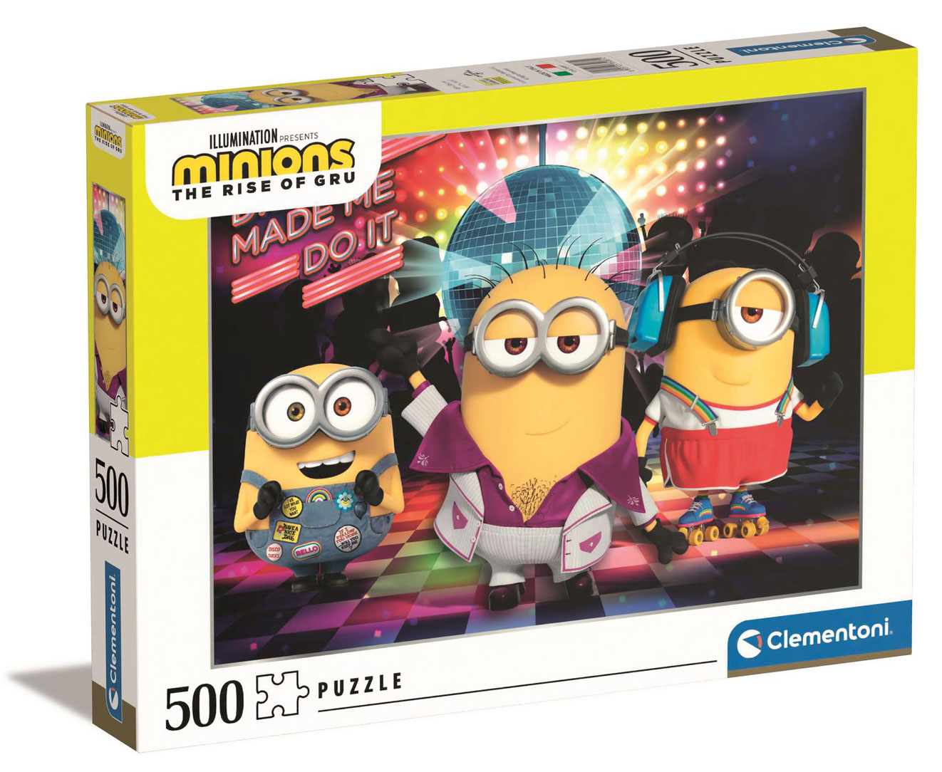 Puzzle Clementoni Minions 2 A Origem do Gru de 500 P