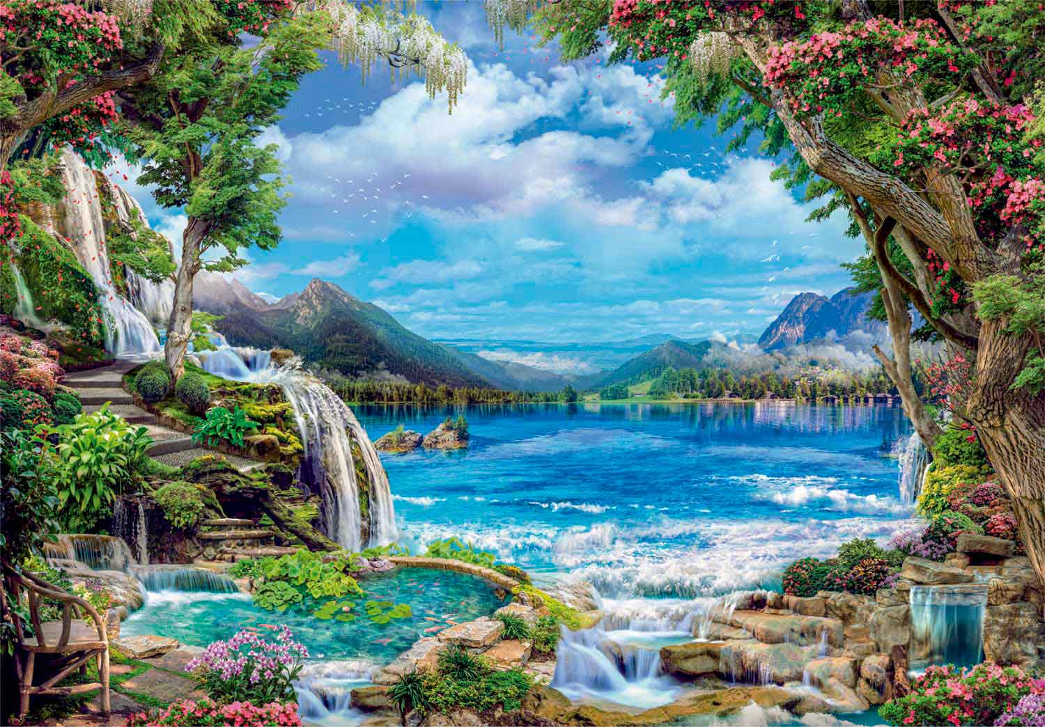 Puzzle Clementoni Paraiso na Terra de 2000 Peças