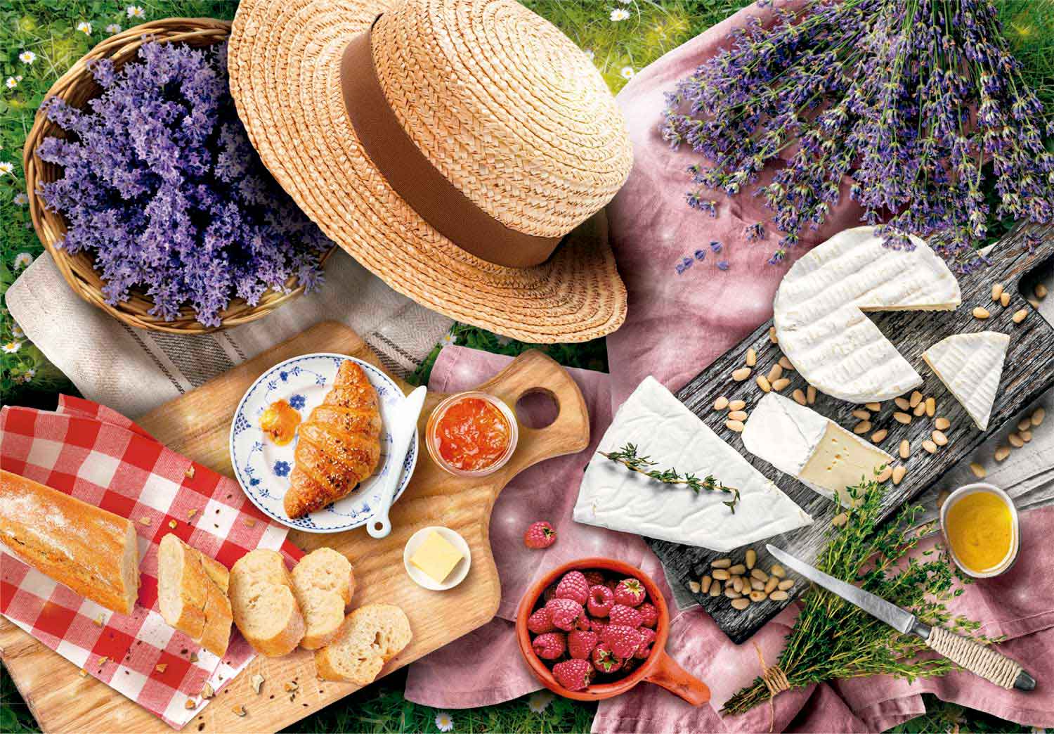 Puzzle Clementoni Sabores da Provence de 1000 Peças